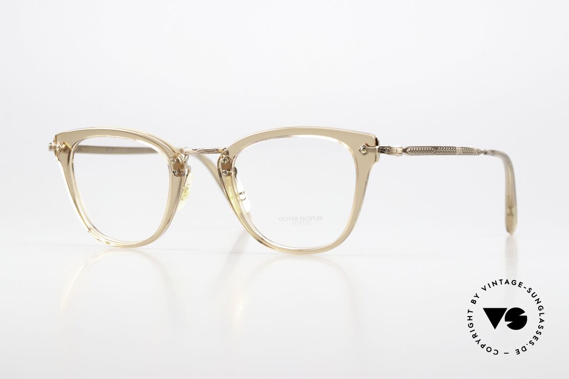 Oliver Peoples Keery Acetate Front Rose Temples, Oliver Peoples eyeglasses; cat's eye model KEERY, Made for Women