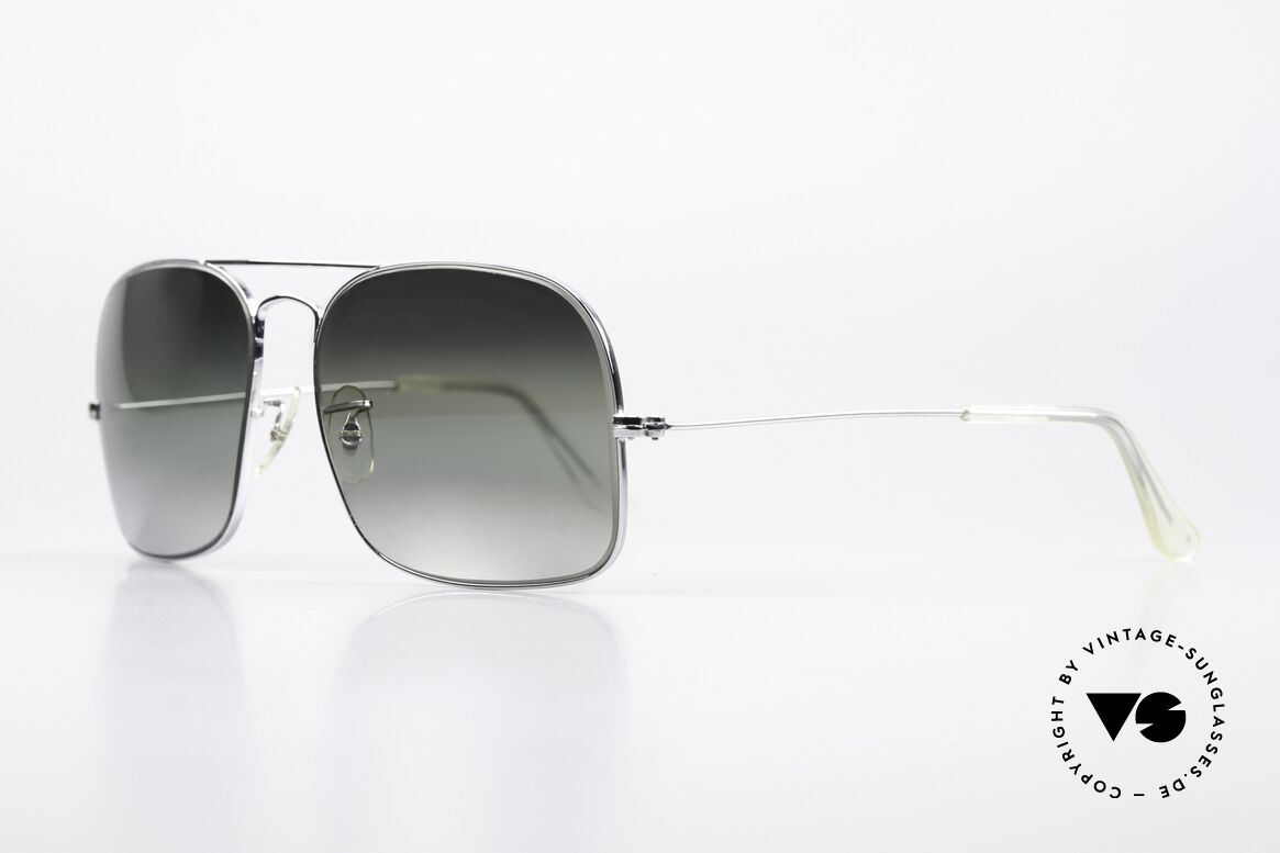 Ray Ban Winner 70's Model No B&L Etching, with silver mirrored Bausch&Lomb mineral lenses, Made for Men