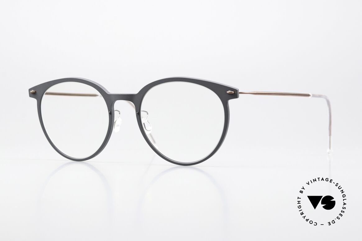 Lindberg 6537 NOW Matte Gray And Bronze, Lindberg eyeglasses from the NOW or N.O.W. series, Made for Women