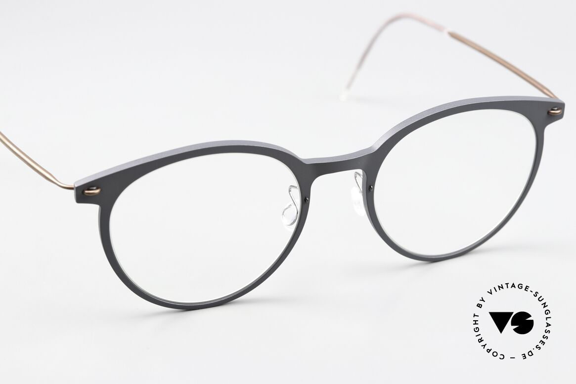 Lindberg 6537 NOW Matte Gray And Bronze, can already be described as 'vintage Lindberg' frame, Made for Women