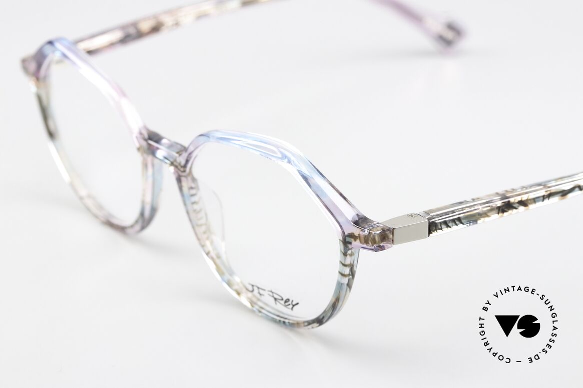 JF Rey JF1496 Soft Pink Pale Blue Pattern, for minimalist styles and innovative frame materials, Made for Women