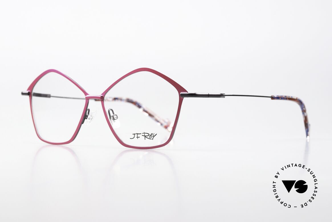 JF Rey JF2764 Ladies Frame Pink & Black, J.F. Rey represents vibrant colors and shapes as well, Made for Women