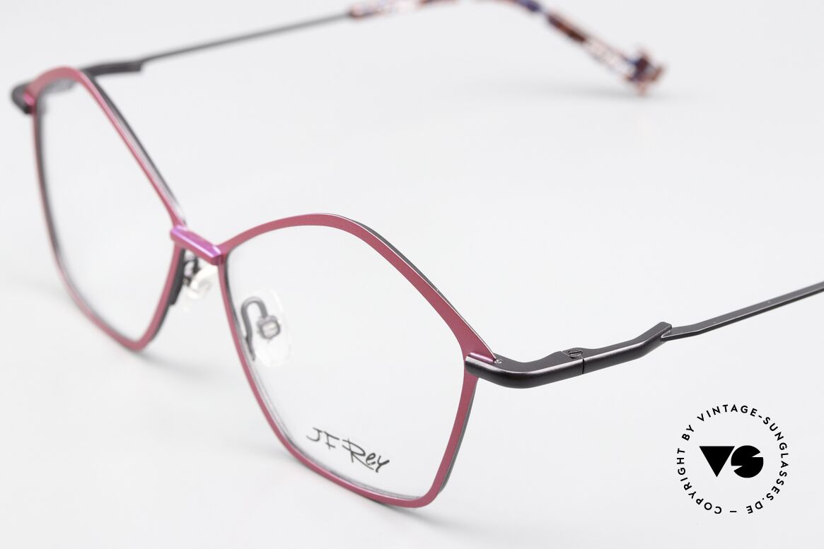 JF Rey JF2764 Ladies Frame Pink & Black, for minimalist styles and innovative frame materials, Made for Women