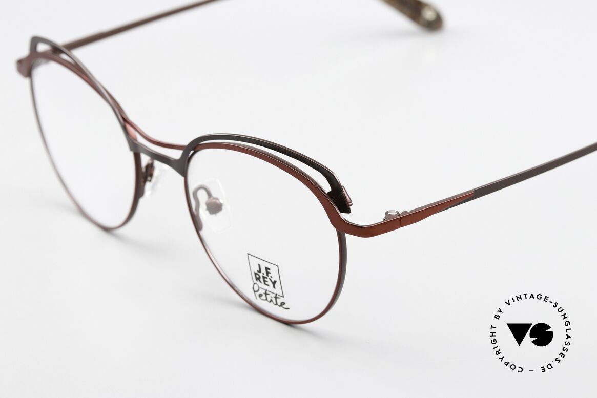 JF Rey PM081 Ladies Frame Ruby & Brown, for minimalist styles and innovative frame materials, Made for Women