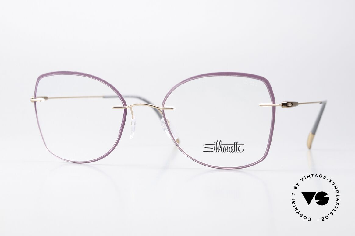 Silhouette 5500 Ladies Frame Purple Rose, Silhouette 5500 JD 3830 eyeglasses, size 52-19, 140, Made for Women