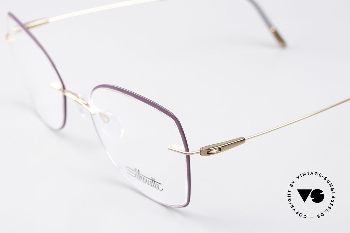 Silhouette 5500 Ladies Frame Purple Rose, ultra light titanium frame for ideal wearing comfort, Made for Women