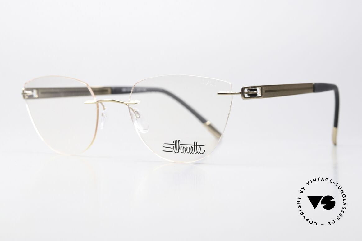 Silhouette 5236 Ladies Specs Cateye Design, ultra light titanium frame for ideal wearing comfort, Made for Women