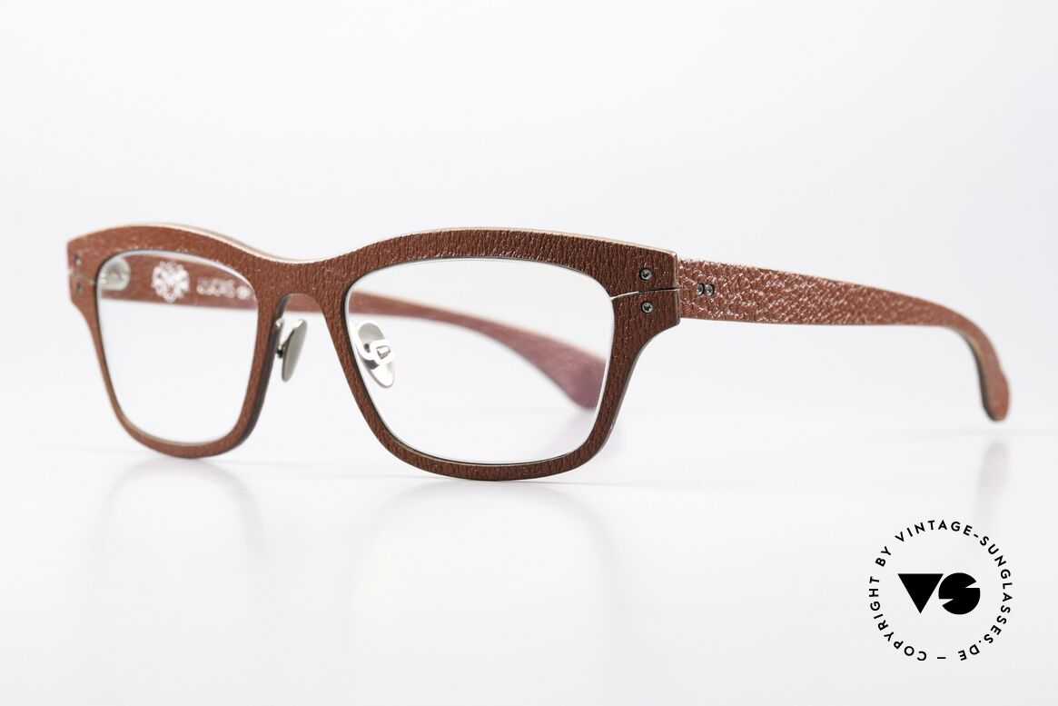 Lucas de Stael Monsieur Seguin 05 Genuine Goat Leather Specs, a classic timeless frame design; handmade in France!, Made for Women