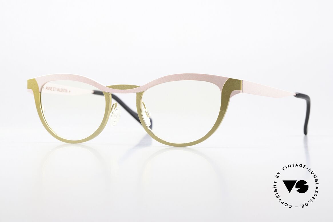 Anne Et Valentin Guimard Frame Soft Pink Matte Gold, Anne & Valentin specs in pale pink & matte gold, Made for Women