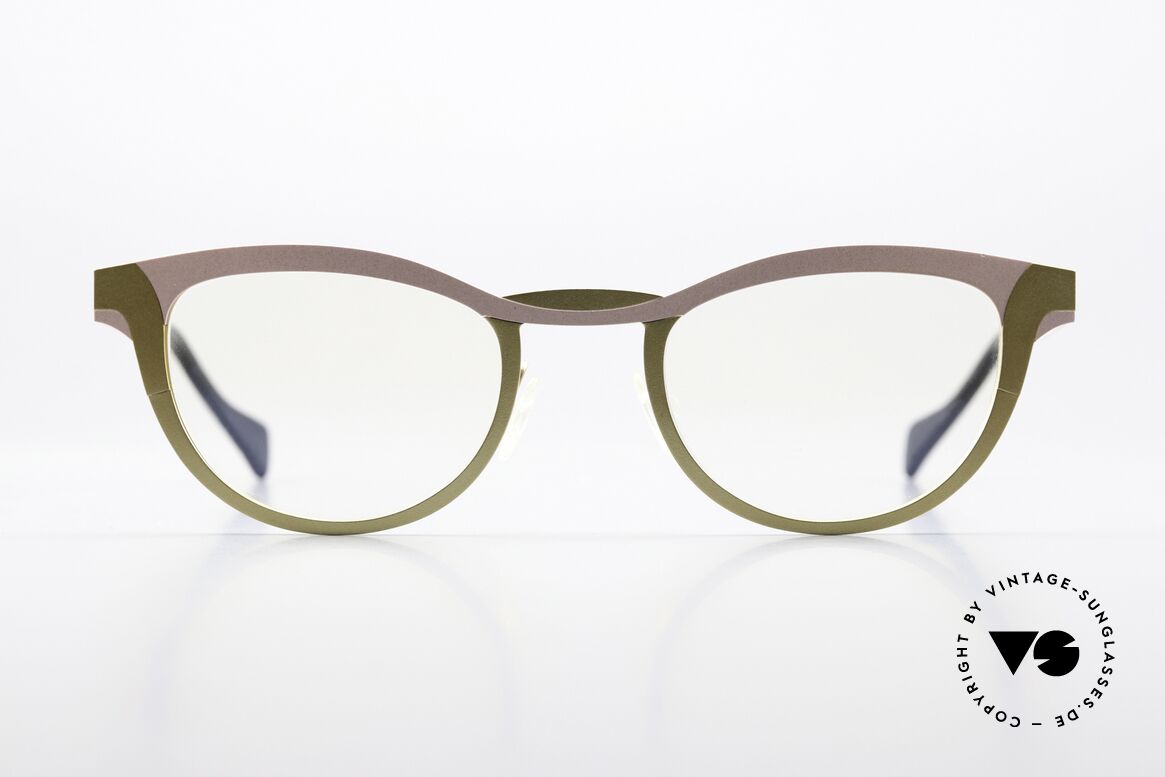 Anne Et Valentin Guimard Frame Soft Pink Matte Gold, titanium frame, m. Guimard, c. A105, size 46/22, Made for Women