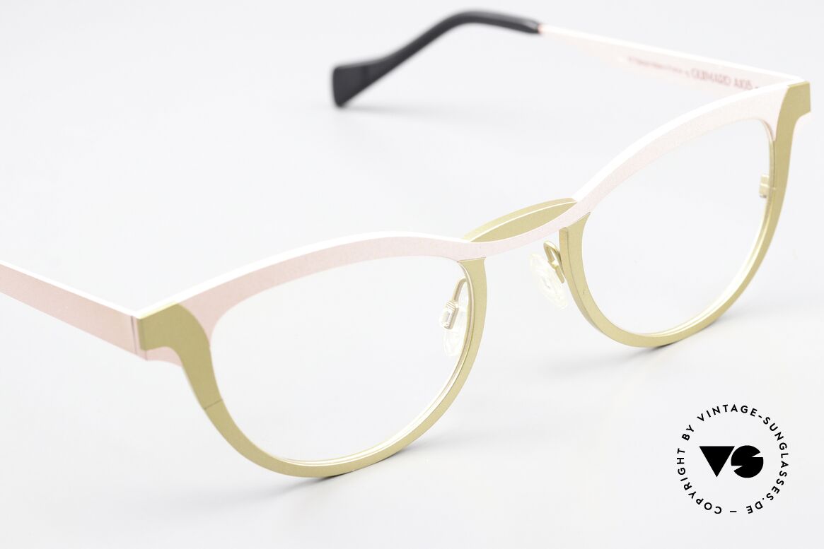 Anne Et Valentin Guimard Frame Soft Pink Matte Gold, made of energy, light, lines, contrasts & colors, Made for Women