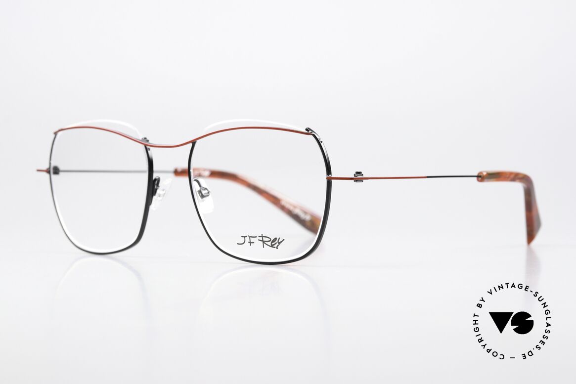 JF Rey JF2921 Ladies Frame In Black Red, J.F. Rey represents vibrant colors and shapes as well, Made for Women