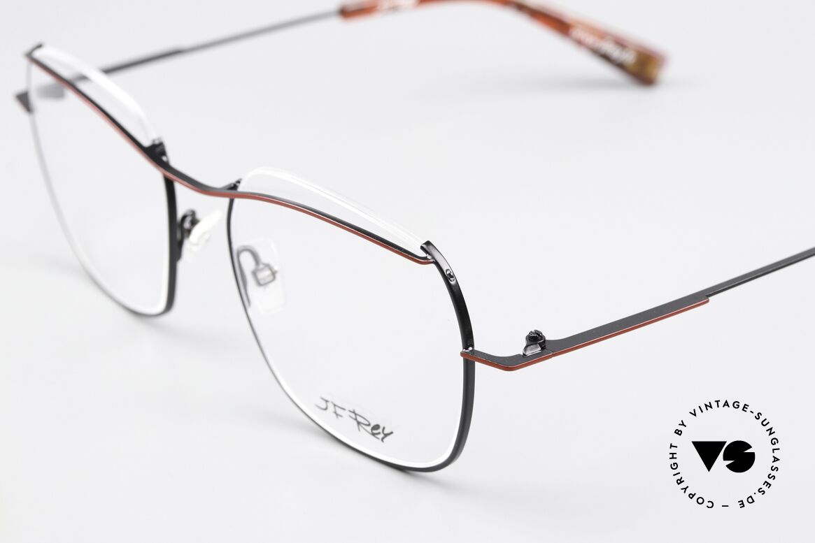 JF Rey JF2921 Ladies Frame In Black Red, for minimalist styles and innovative frame materials, Made for Women