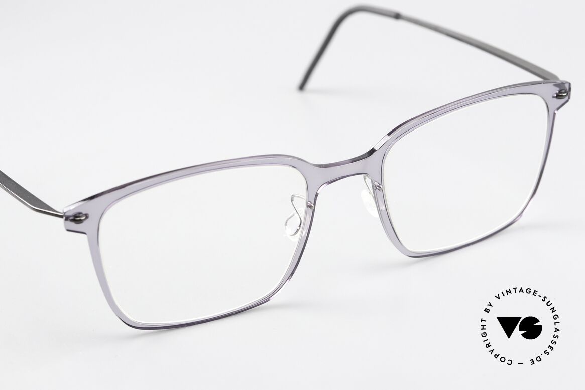 Lindberg 6522 NOW Light Gray Front Translucid, can already be described as 'vintage Lindberg' frame, Made for Men and Women