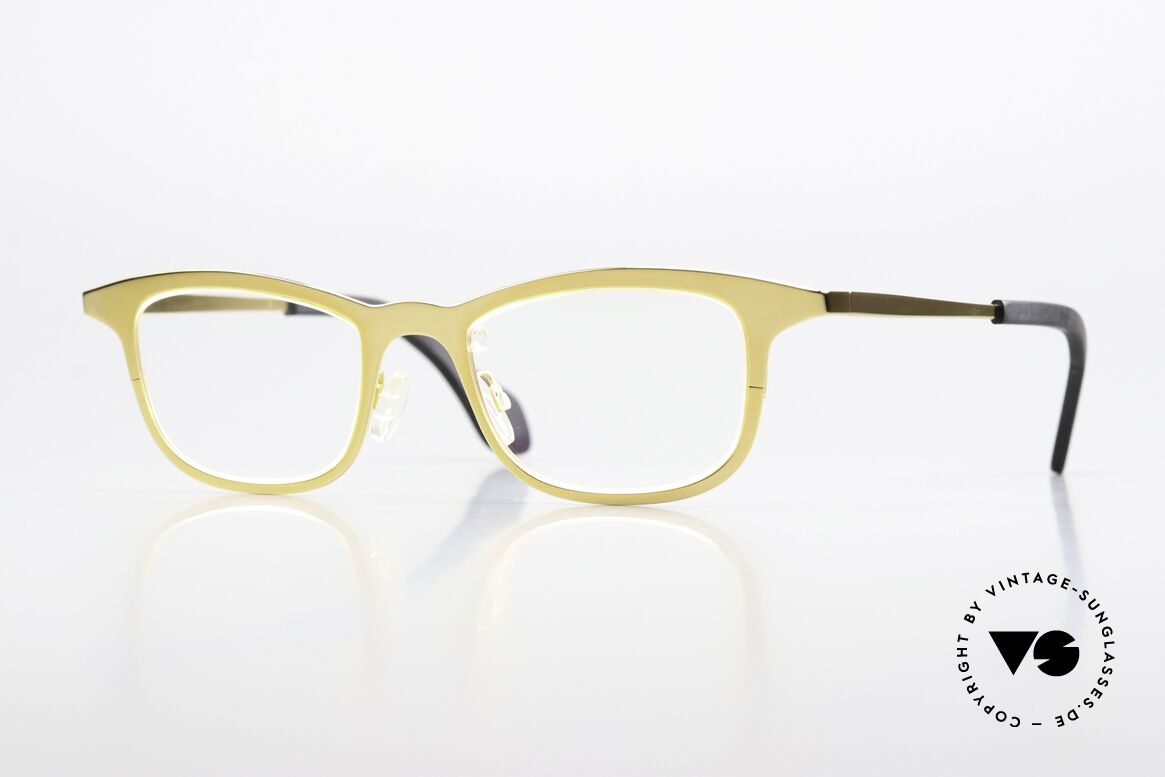 Theo Belgium Mille 22 24ct Glossy Chrome Gold, extremely eye-catching ladies specs, size 46/24, Made for Women