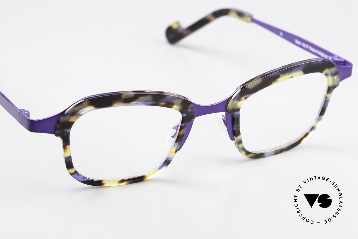 Theo Belgium Vic Ladies Frame Purple Havana, 138mm frame width: rather a medium - large size, Made for Women