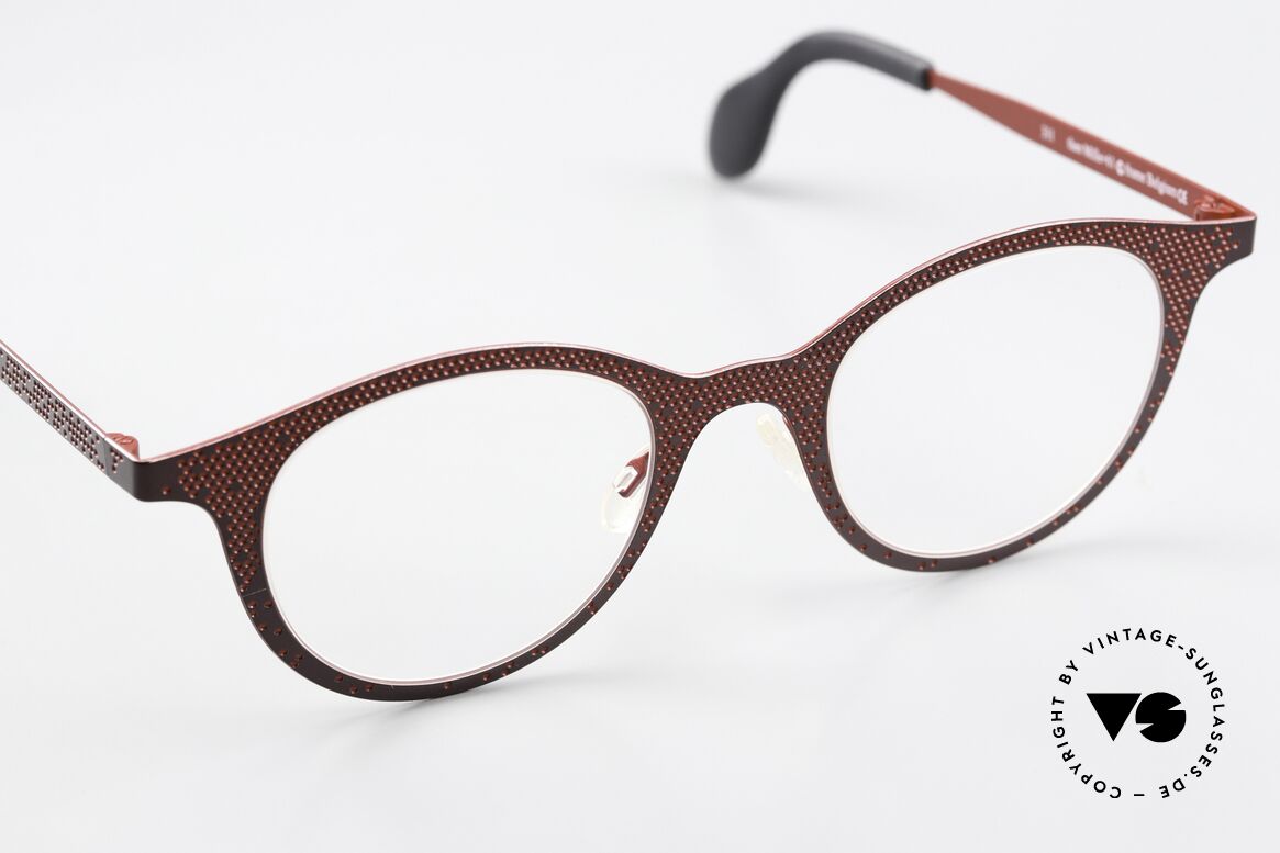 Theo Belgium Mille 61 Frame Like A Honeycomb, unworn; like all our vintage Theo eyewear specs, Made for Women