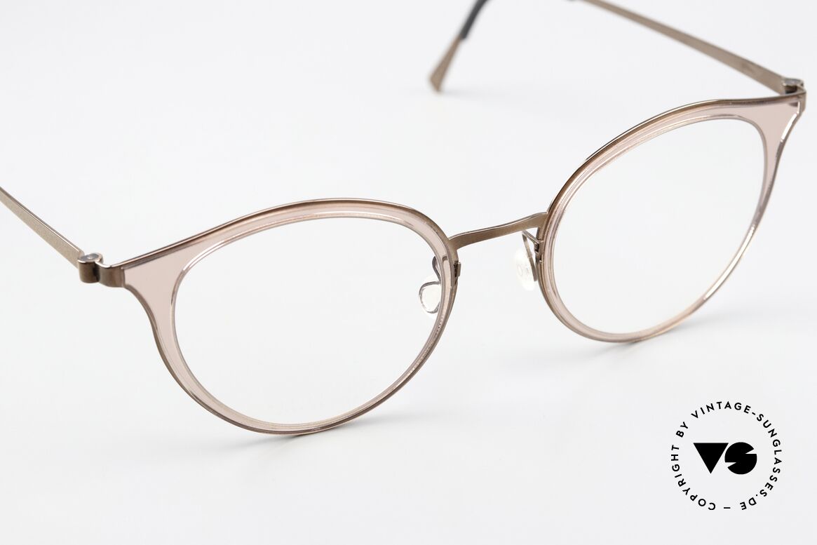 Lindberg 9728 Strip Titanium Very Feminine Frame Design, unworn, new old stock with original case by Lindberg, Made for Women