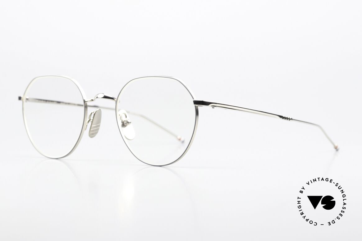 Thom Browne TBX914 Classy Gentlemen's Specs, SLV-GRY = silver-plated & light gray frame front, Made for Men