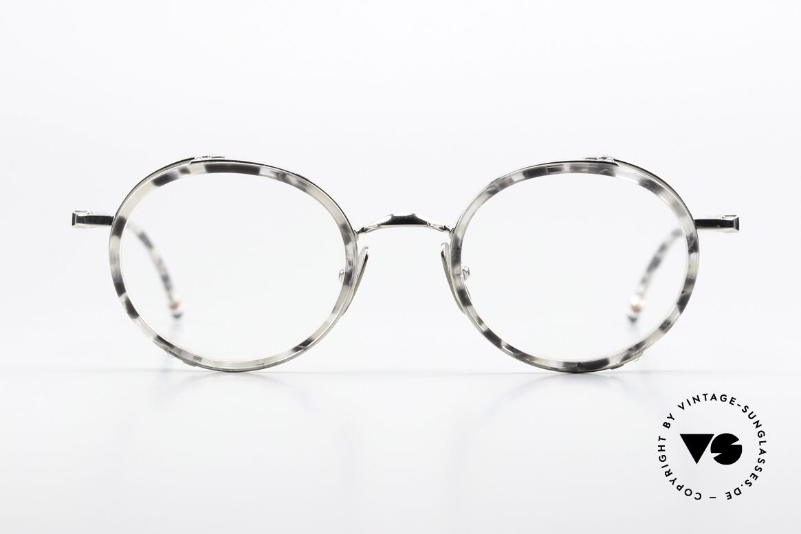 Thom Browne TBX813 Classy Men's EyeGlasses, Thom Browne glasses, TBX813-49-03, GRY SLV, Made for Men