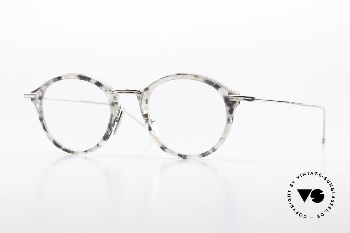 Thom Browne TBX908 Classy Panto Eyeglasses, Thom Browne glasses, TBX908-46-03, GRT SLV, Made for Men