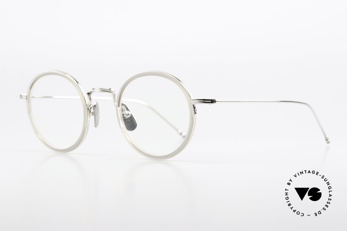 Thom Browne TBX906 Classy Round Frame Men, really stylish & top-notch quality, made in Japan, Made for Men