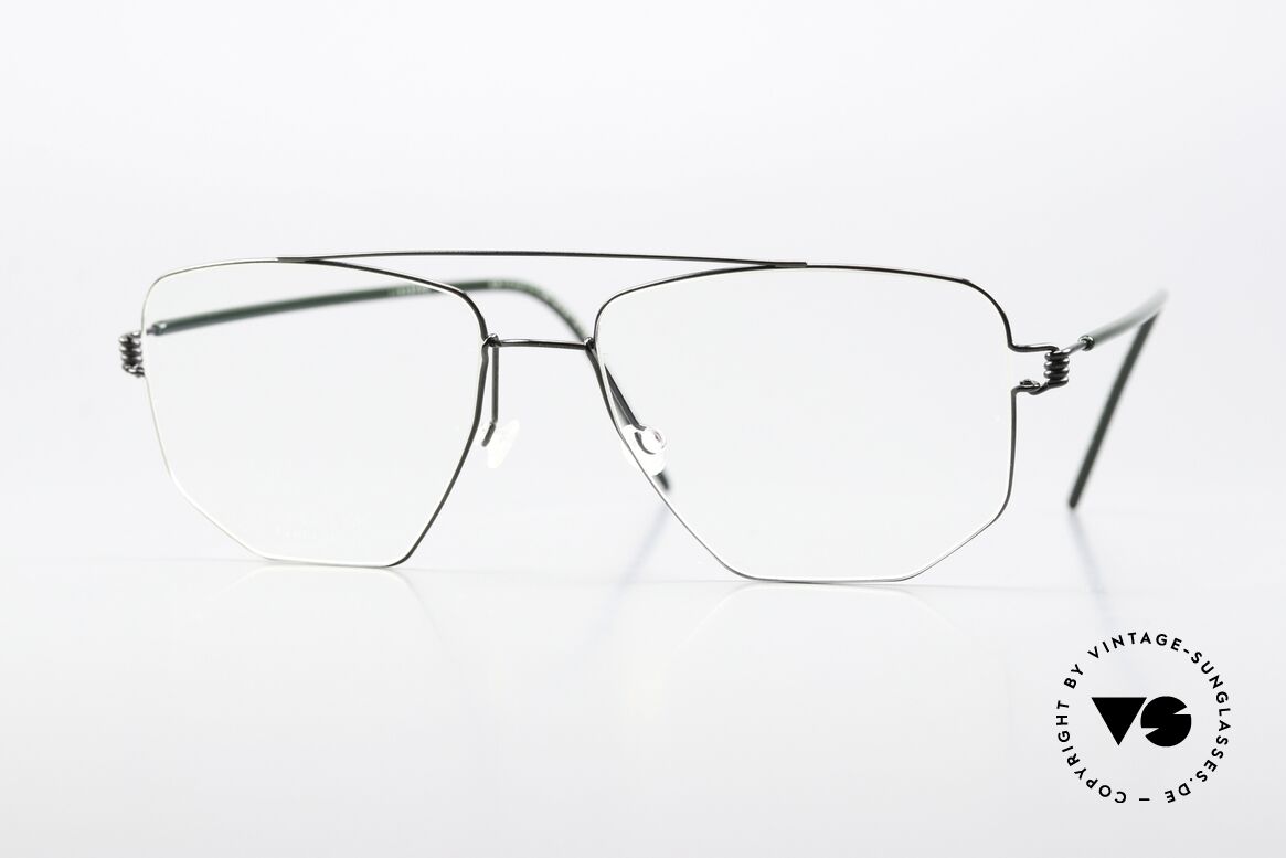 Lindberg Edwin Air Titan Rim Masculine Glasses Shape, square glasses by Lindberg of the Air Titanium series, Made for Men