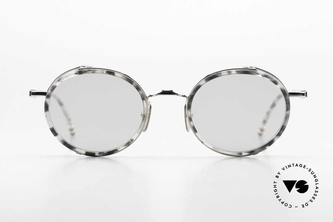 Thom Browne TBS813 Anti-Reflective Sun Lenses, Thom Browne sunglasses, TBS813-03, GRY SLV, Made for Men