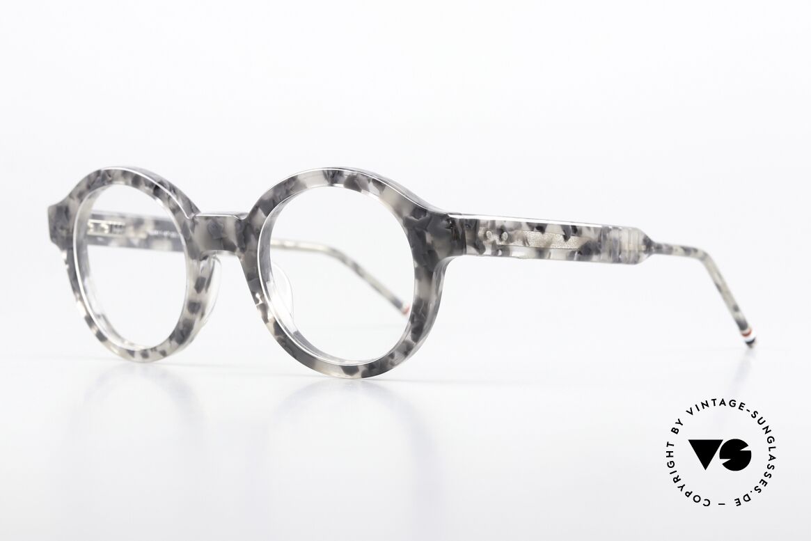 Thom Browne TBX411 Round Acetate Frame, really stylish & top-notch quality, made in Japan, Made for Men