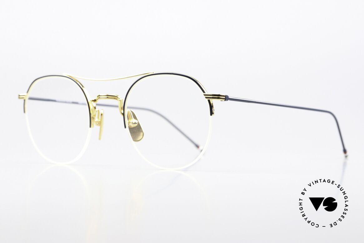 Thom Browne TB903 Semi Rimless Titan Frame, really stylish & top-notch quality, made in Japan, Made for Men