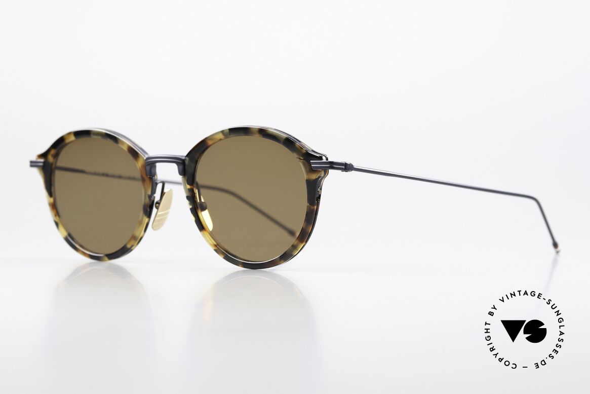 Thom Browne TBS908 Classy Panto Sunglasses, really stylish & top-notch quality, made in Japan, Made for Men