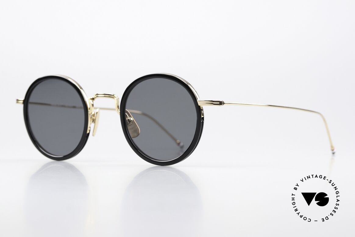 Thom Browne TBS906 Classy Round Sunglasses, really stylish & top-notch quality, made in Japan, Made for Men