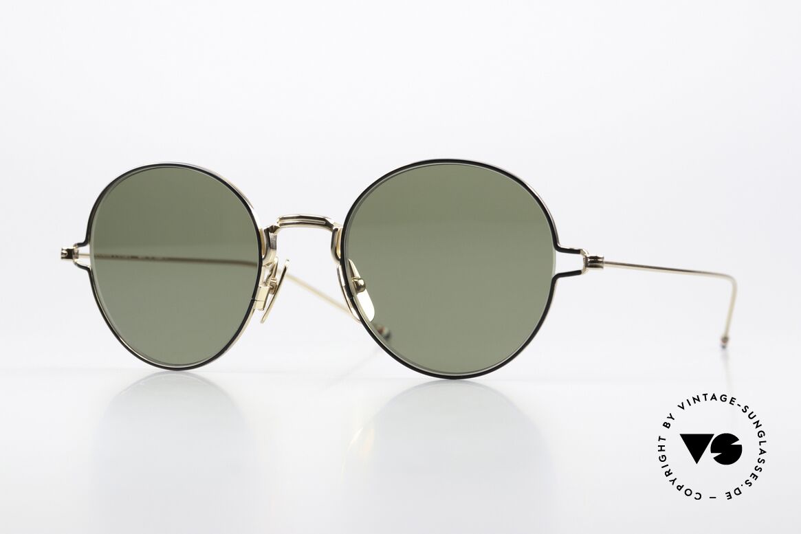 Thom Browne TBS915 Classy Panto Sunglasses, Thom Browne sunglasses, model TBS915-50-02, Made for Men