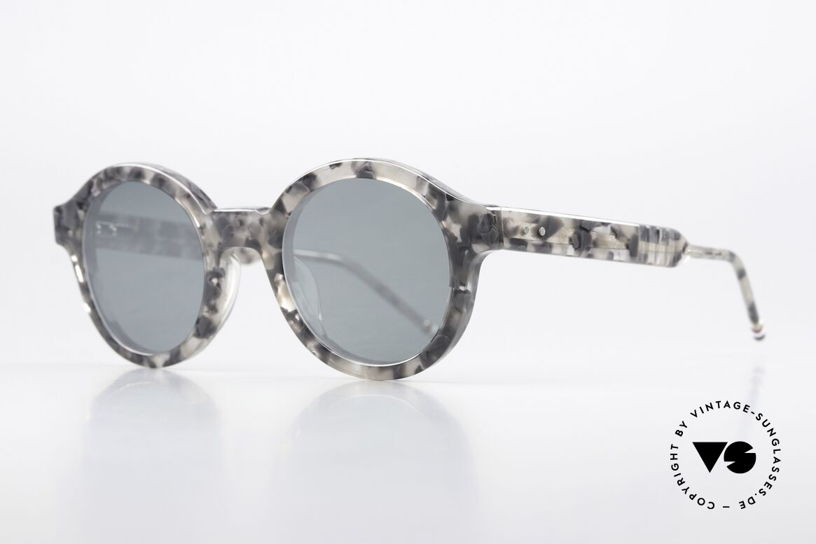 Thom Browne TBS411 Acetate Shades Round, really stylish & top-notch quality, made in Japan, Made for Men