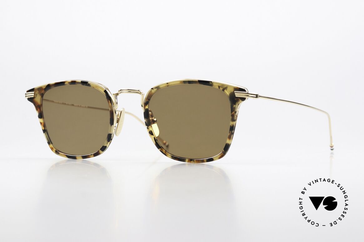 Thom Browne TBS905 Finest Men's Sunglasses, Thom Browne shades, TBS905-49-02, TKT GLD, Made for Men