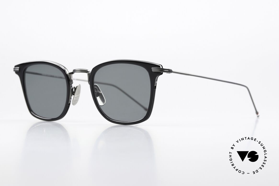 Thom Browne TBS905 Classy Square Sunglasses, really stylish & top-notch quality, made in Japan, Made for Men