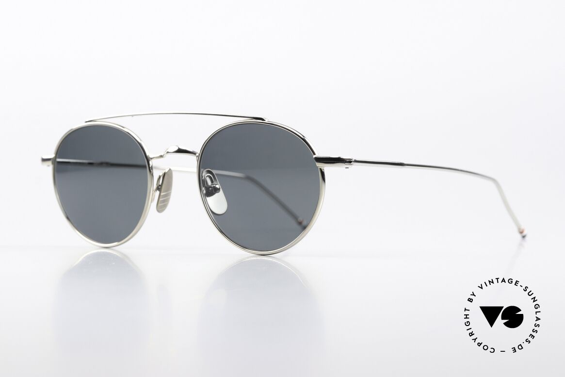 Thom Browne TB101 Classy Designer Shades, really stylish & top-notch quality, made in Japan, Made for Men