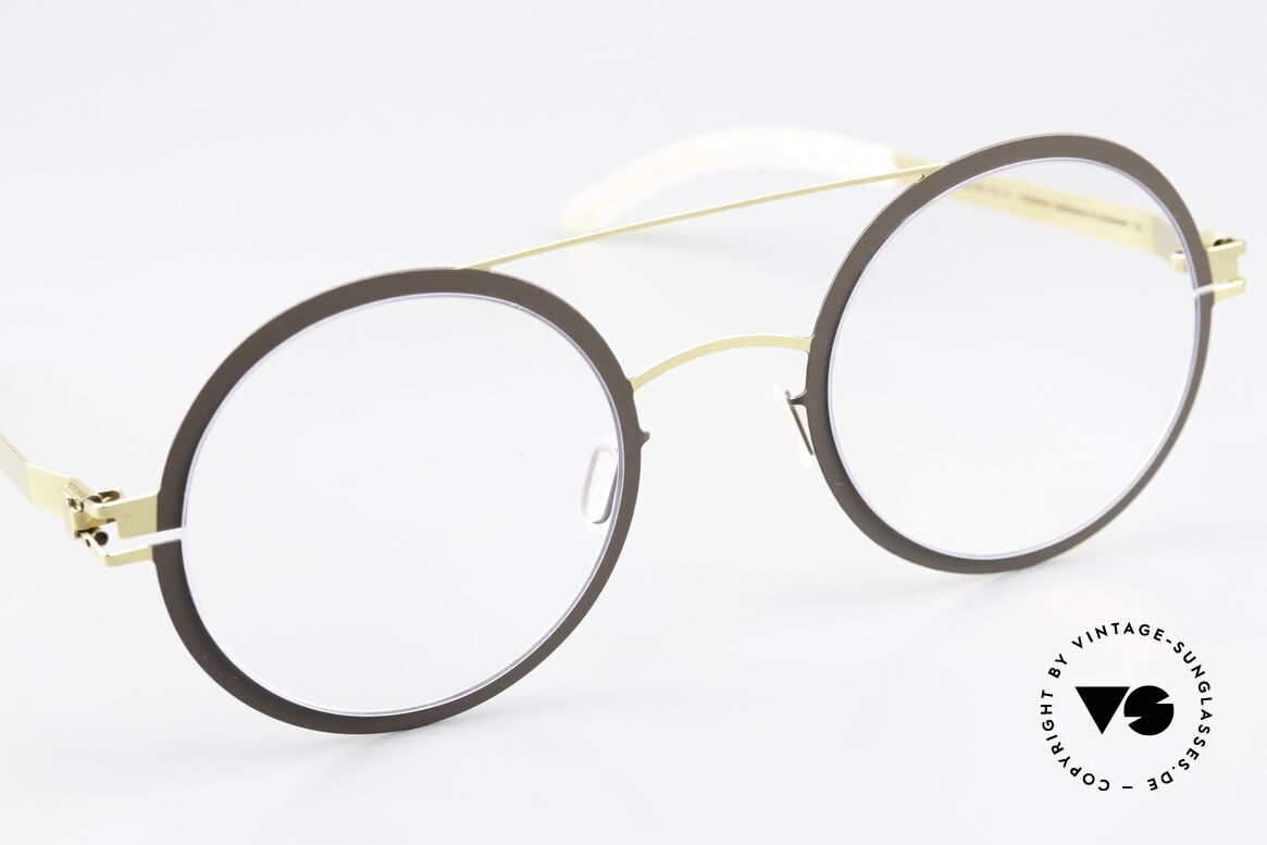 Mykita Wilma Round Frame Terra Gold, unworn model with full original packaging by MYKITA, Made for Women