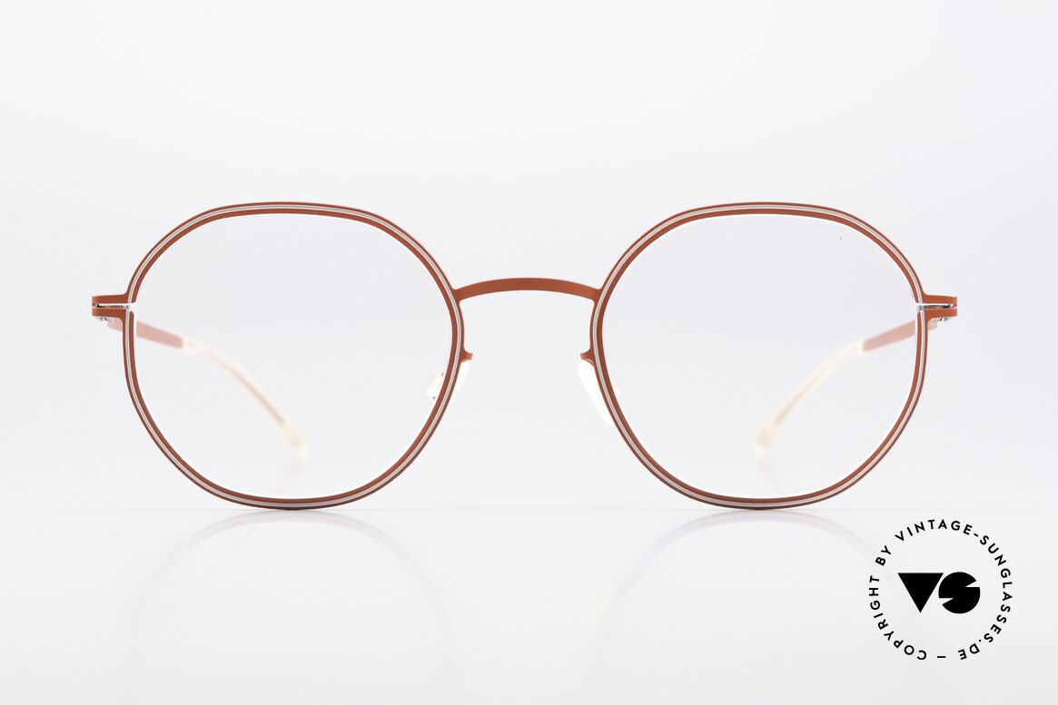 Mykita Studio 6.6 Optical Illusion Art Red, inspired by the optical illusion art of the 1960's, Made for Women