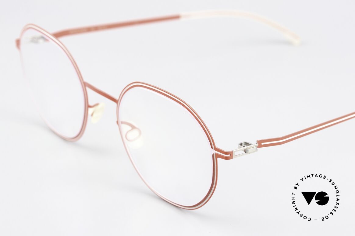 Mykita Studio 6.6 Optical Illusion Art Red, the result is a three-dimensional graphic pattern, Made for Women