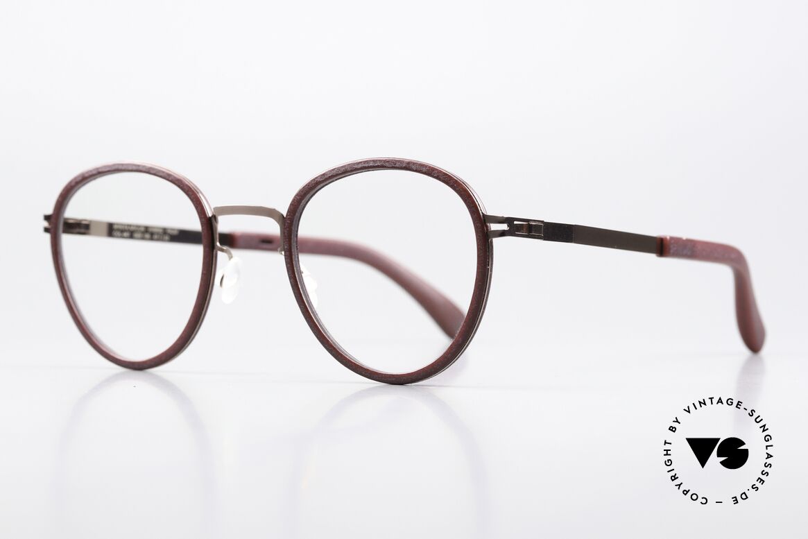 Mykita Mylon Palm Round Panto Frame Ladies, color code 447: New Aubergine / Purple Brown, Made for Women