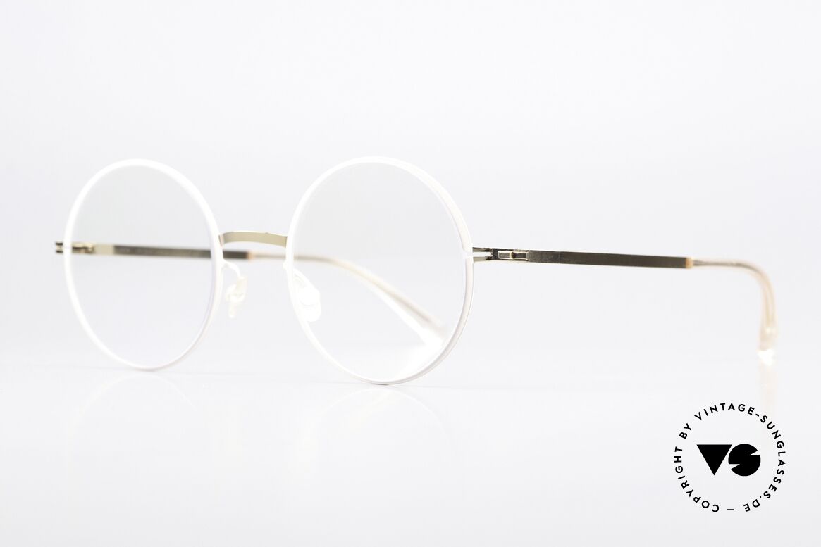 Mykita Vilde Round Frame Champagne, color Champagne Gold/Aurore = a noble ladies model, Made for Women