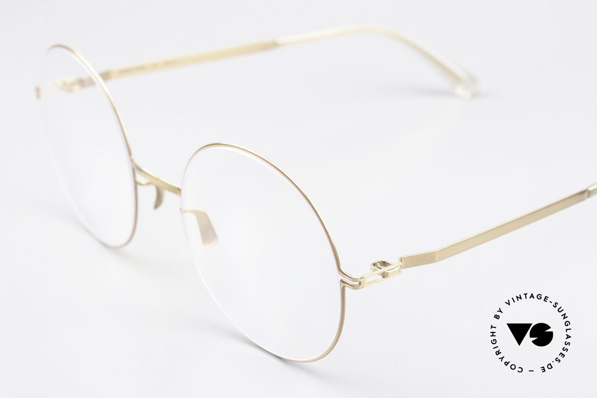 Mykita Studio 5.3 Round Ladies Eyewear Gold, an experimental design project with CHARACTER, Made for Women