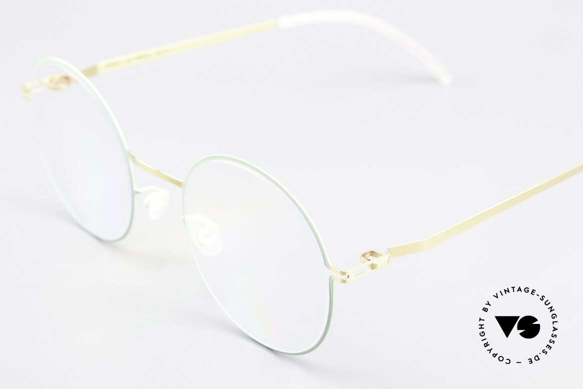 Mykita Pernilla Frame Gold / Aqua Green, well-known top quality (handmade in Germany, Berlin), Made for Women