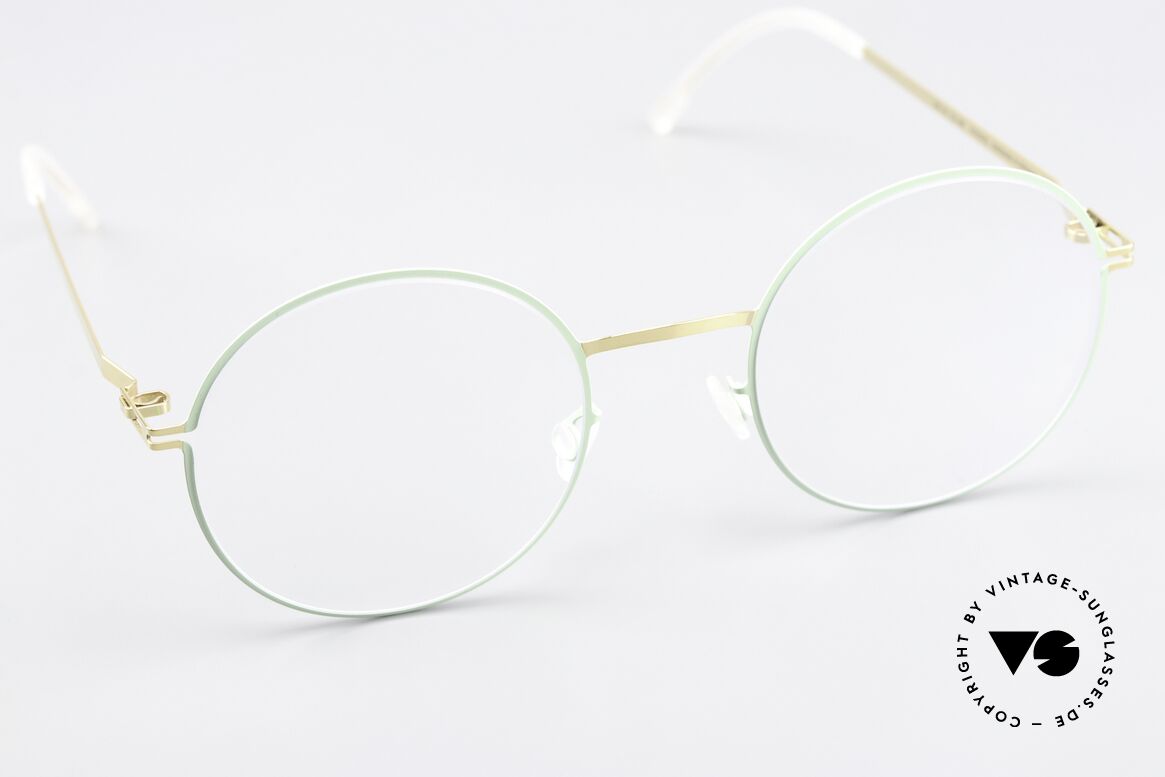 Mykita Pernilla Frame Gold / Aqua Green, unworn model comes with an original case by MYKITA, Made for Women