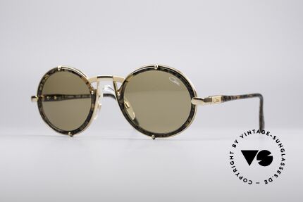 Cazal 644 Round 90's Sunglasses, vintage Cazal sunglasses from the early 1990's, Made for Men and Women