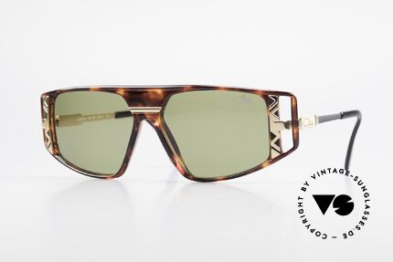 Cazal 874 90's Unisex Designer Shades, flashy & complex composition of colors & materials, Made for Men and Women