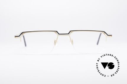 Cazal 793 Pure Titanium Frame, semi rimless, lightweight and pleasant to wear, Made for Men