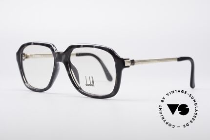 Dunhill 6064 Titanium 80's Glasses, granite-colored OPTYL front with titanium temples, Made for Men