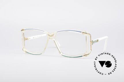 Cazal 179 True Vintage 80's Glasses, distinctive Cazal vintage designer frame from 1987, Made for Women